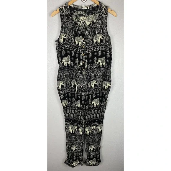 Elephant Anthropologie Lilka Jumpsuit Lilka Pants Jumpsuits